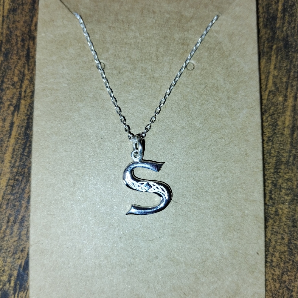 925 "S" Necklace